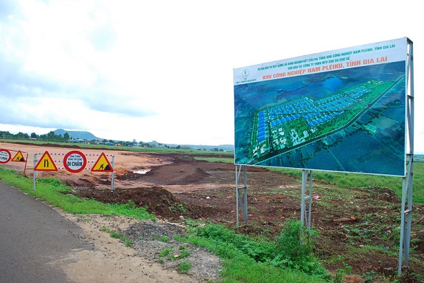 Khu Công nghiệp Nam Pleiku phấn đấu khởi công hết hạng mục trong năm nay